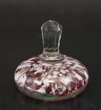 Presse papier sulfure en verre  forme atypique Baccarat ? Murano ?