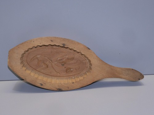 Ancien moule beurre en bois - beurre,