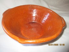 Gresale cassole en terre cuite vernissée -plat a cassoulet -Sud Midi Pyrénées BE