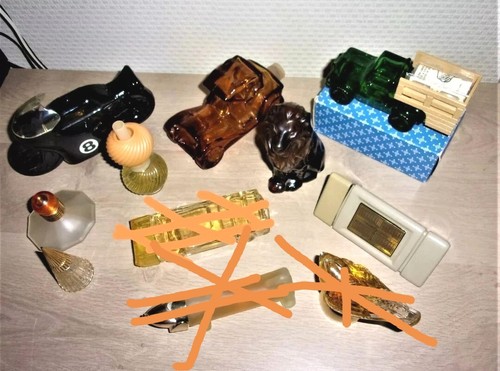 Lot flacons parfum - 8,