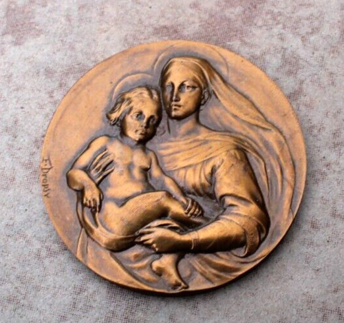 Ancienne belle médaille la - ancienne, et