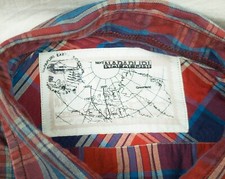 -.. Chemise homme Napapijri manches longues coton taille XL (étiquette XXL) t...