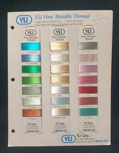 Ancien nuancier fils nylon - ancien,