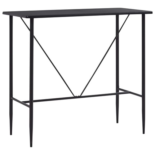 Table bar blanc 120x60x110 - bar,