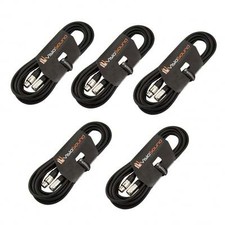 5 x 6m Câble Micro XLR mâle