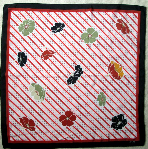 Superbe foulard celine soie - -superbe,