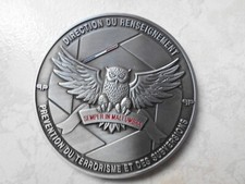Médaille de Table Direction du Renseignement Police Nationale - Médaille DRPP