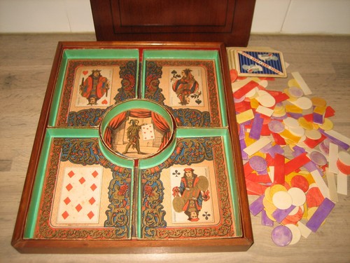 Ancien jeu coffret nain jaune - ancien,