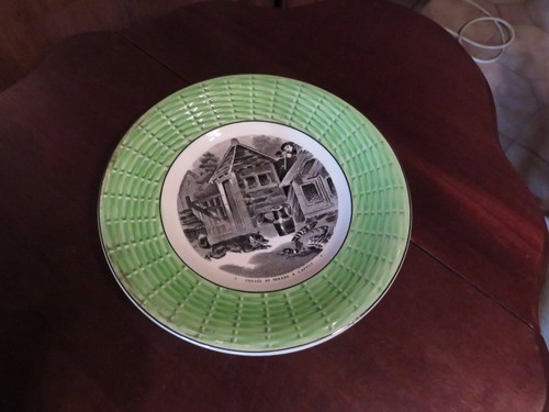 Assiette parlante digoin - parlante,