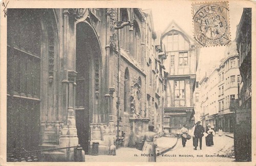 Rouen vieilles maisons rue - -, maisons,