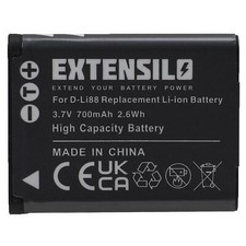 Batterie pour Pentax Optio H90 i90 P80 P70 RS1000 NB1000 W90 WS80 700mAh 3,7V