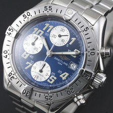 Montre homme Breitling Colt A13035.1 chronographe automatique cadran bleu date