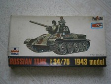 MAQUETTE TANK CHAR RUSSE T-34/76 (1943 MODEL) ESCI POLISTIL 8047 - 1/72