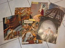 Ancien Magazine " Réalités "  - LOT X6 MAGAZINES - ANNEES 50 / 60 VINTAGE