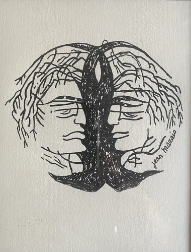 Jean marais dessin - dessin, encre