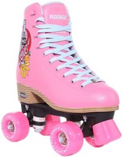 Rookie Love Rose À Lacets Patins À Roulettes Femmes Rose Taille 3 - 8