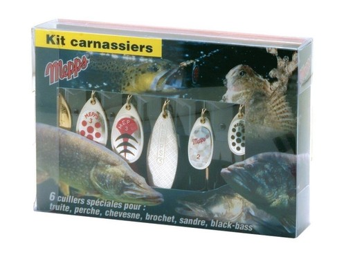Mepps predator kit 6pcs - kit,
