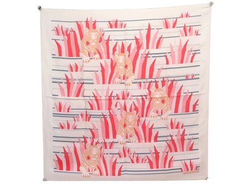 Vintage foulard hermes tigres - foulard,