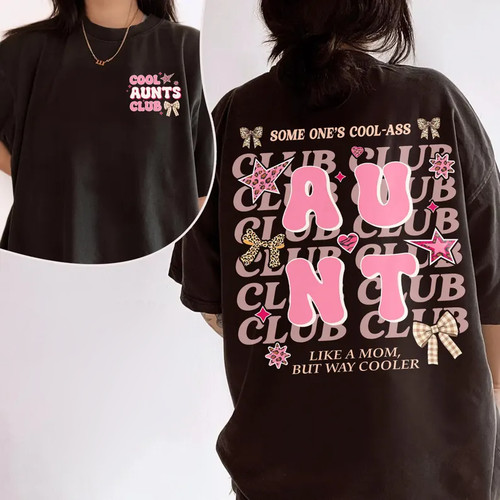 Cool aunts club shirt preppy - cool,