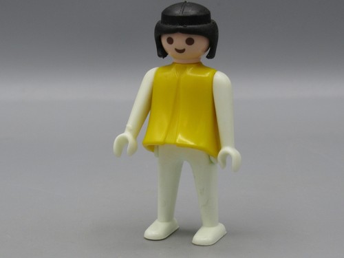 Playmobil femme jaune et - femme,
