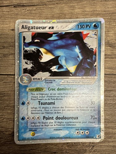 Carte pokémon aligatueur - carte,