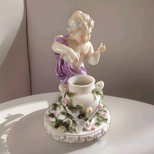 Sujet porcelaine putti - sujet,