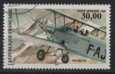 FRANCE 1998 : PA 62 BIPLAN POTEZ 25 - OBLITÉRÉ