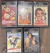 Lot 5 Cassettes VHS Luis Mariano René Château
