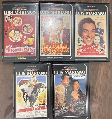 Lot cassettes vhs luis - lot, 5