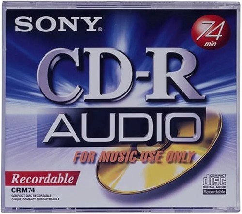 Sony crm74 audio - cd-r, 74
