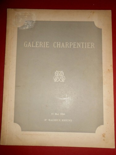 Catalogue vente galerie