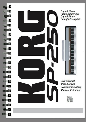 Korg 250 manuel - korg,
