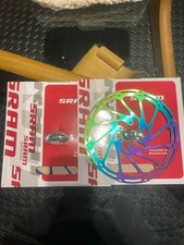 Pour SRAM CENTERLINE 180mm Raw Rainbow Color Lot de 2 pièces