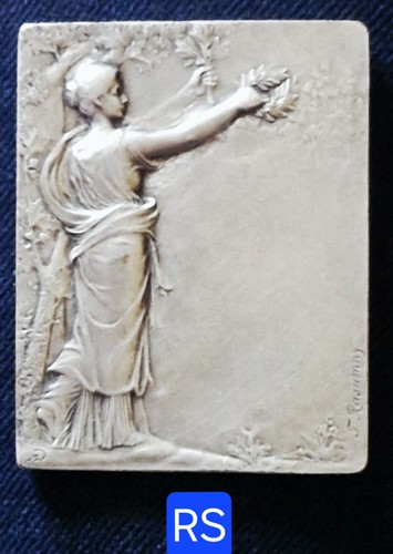 Art nouveau superbe plaque - nouveau,