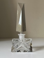 Flacon De Parfum Prismique Cristal Design Années 70 Baccarat ??? 