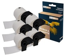5 rouleau DK11202 étiquette de transport compatible pour Brother 62x100 mm