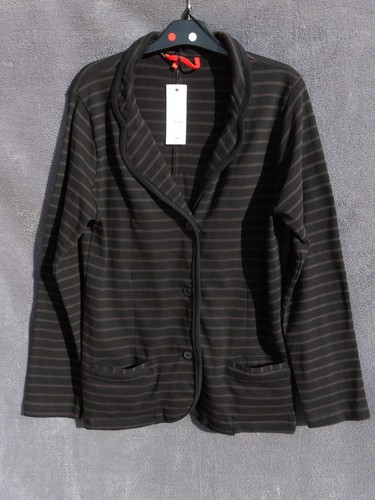 Veste molleton rayee - veste, t