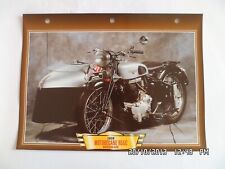 CARTE FICHE MOTO MOTOBECANE R55C SUPERCULASSE 1938