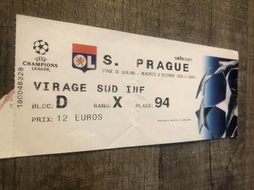 Ticket ol lyon v - ol,