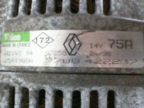 Alternateur renault laguna - alternateur,