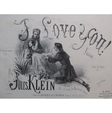 KLEIN Jules I Love You ! Piano