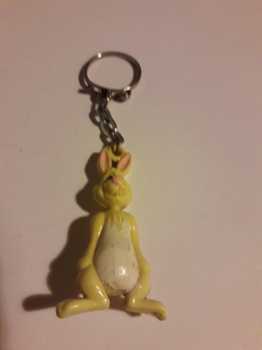 Porte clé vintage - coco, lapin