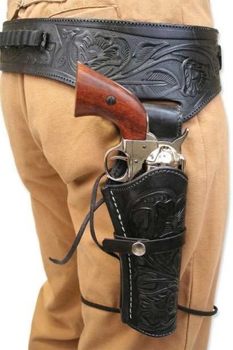 Western gun holster - gun,