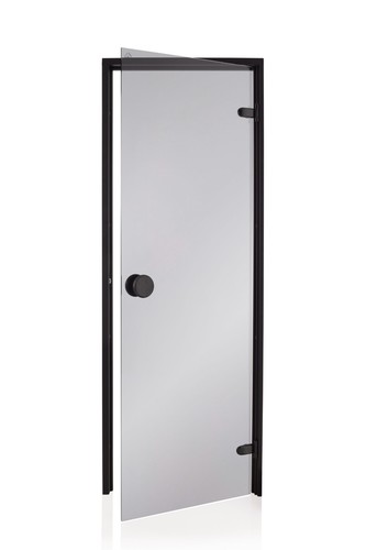 Saunatür andres black - black, 69x187