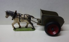 Attelage tombereau de ferme en