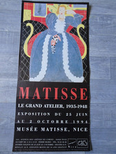 Rare affiche Henri Matisse - Musée Matisse Nice - 1994