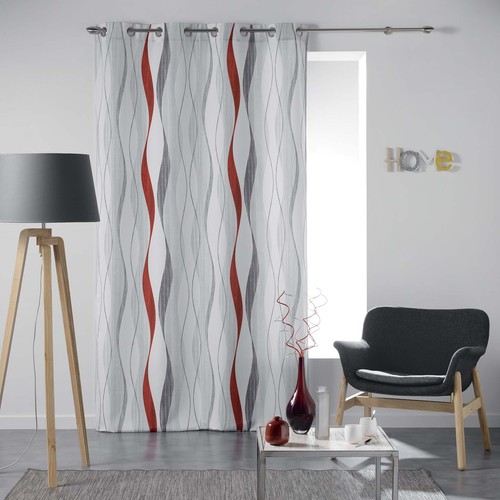 Rideau motif surfaces - , rétro