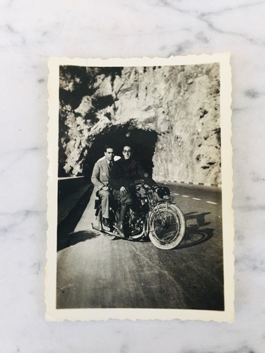 Vieille photographie moto - vieille,