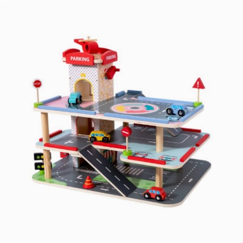 Parking bois rampe garage - en,