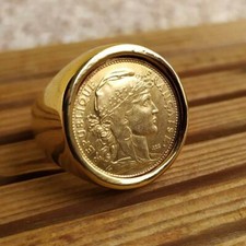 Bague chevalière francs - bague,